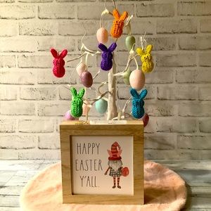 Rae Dunn Happy Easter Y’All Wood Easter Sign